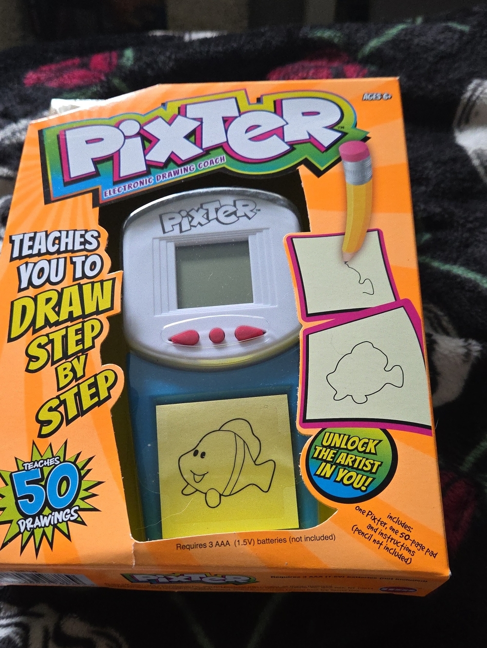 Pixter Electronic Drawing Coach - Orange & Blue